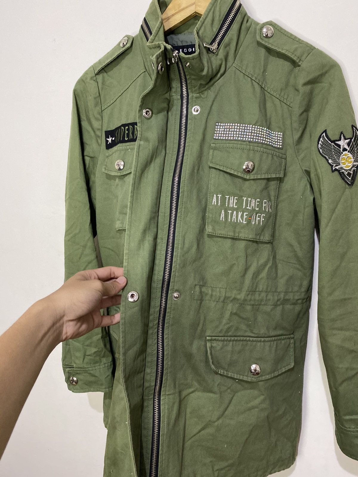 Japanese Brand × Vintage Japanese Parka Army Egoist Jacket Size US L / EU 52-54 / 3 - 7 Thumbnail
