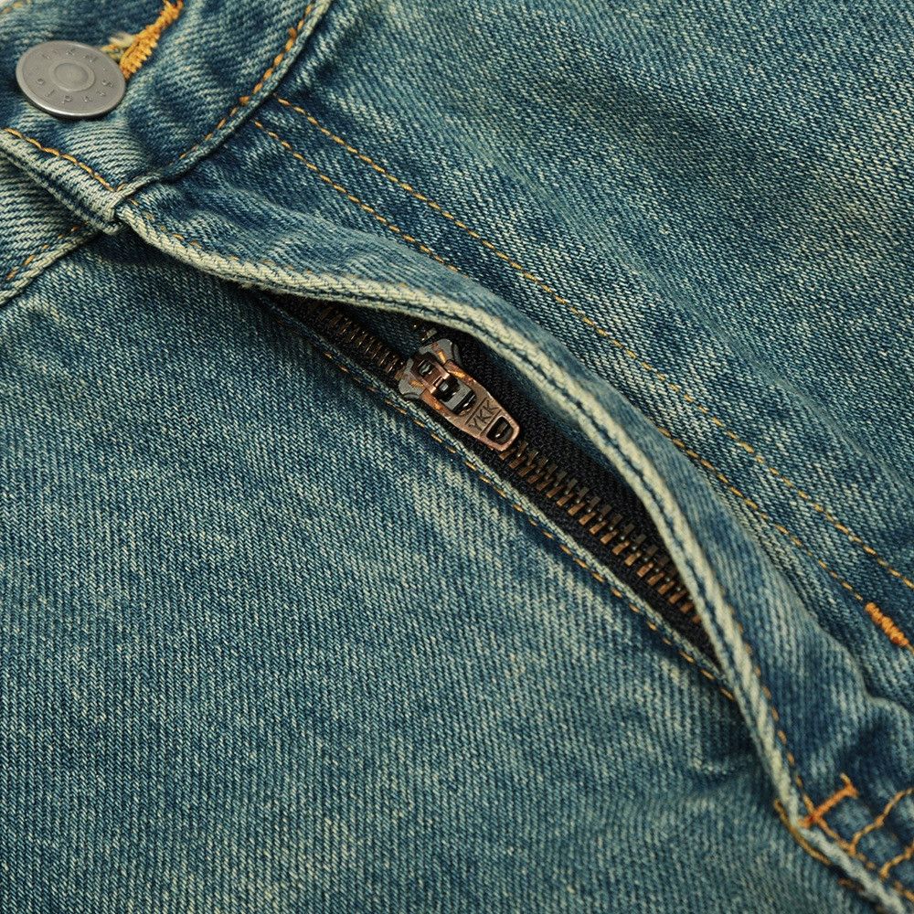 Vintage Men's punk patchwork distressed washed scimitar jeans Size US 32 / EU 48 - 4 Thumbnail