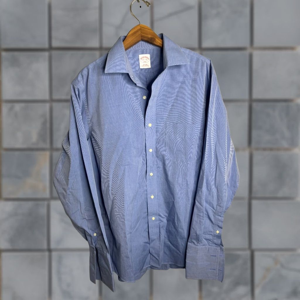 Brooks Brothers Brooks Brothers 346 Shirt Blue Oxford Mens Button Up Non Iron 15.5 Regular Long Sleeve Cotton Casual USA 5092 Size US L / EU 52-54 / 3 - 1 Thumbnail