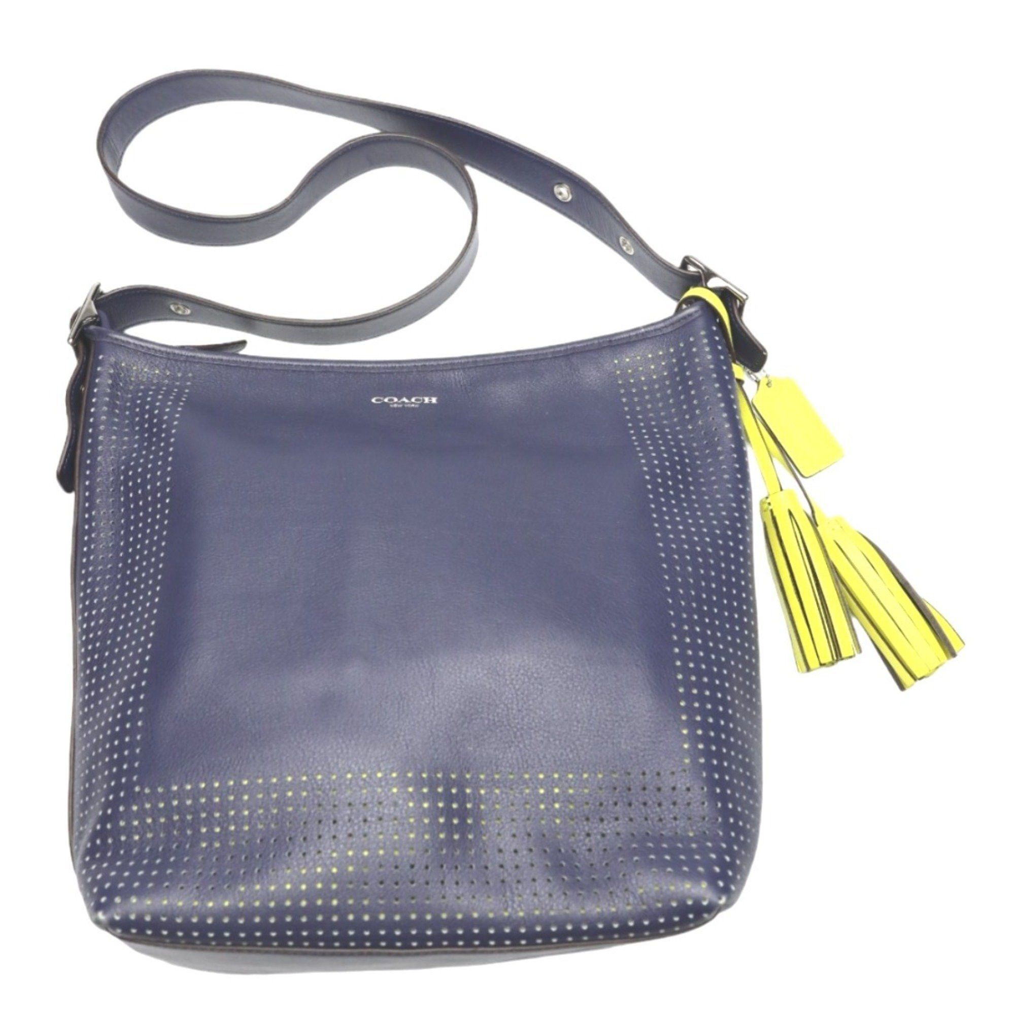 Coach Coach Shoulder Bag Leather F22762 Navy Size ONE SIZE - 1 Thumbnail