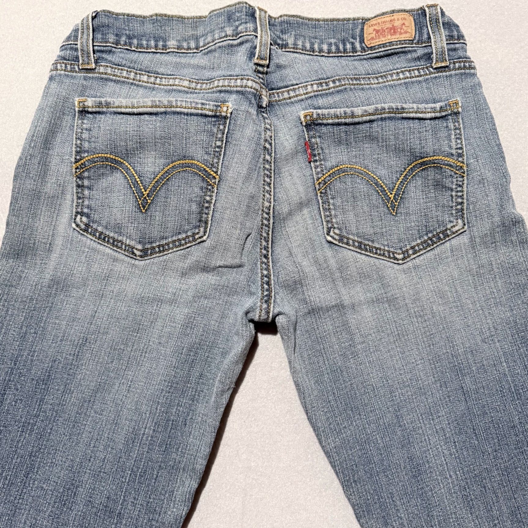 Levi's Levi's Too Superlow 524 Jeans Women 30X29 Blue Denim Stretch Slim Skinny City Retro Size 30" / US 8 / IT 44 - 4 Thumbnail