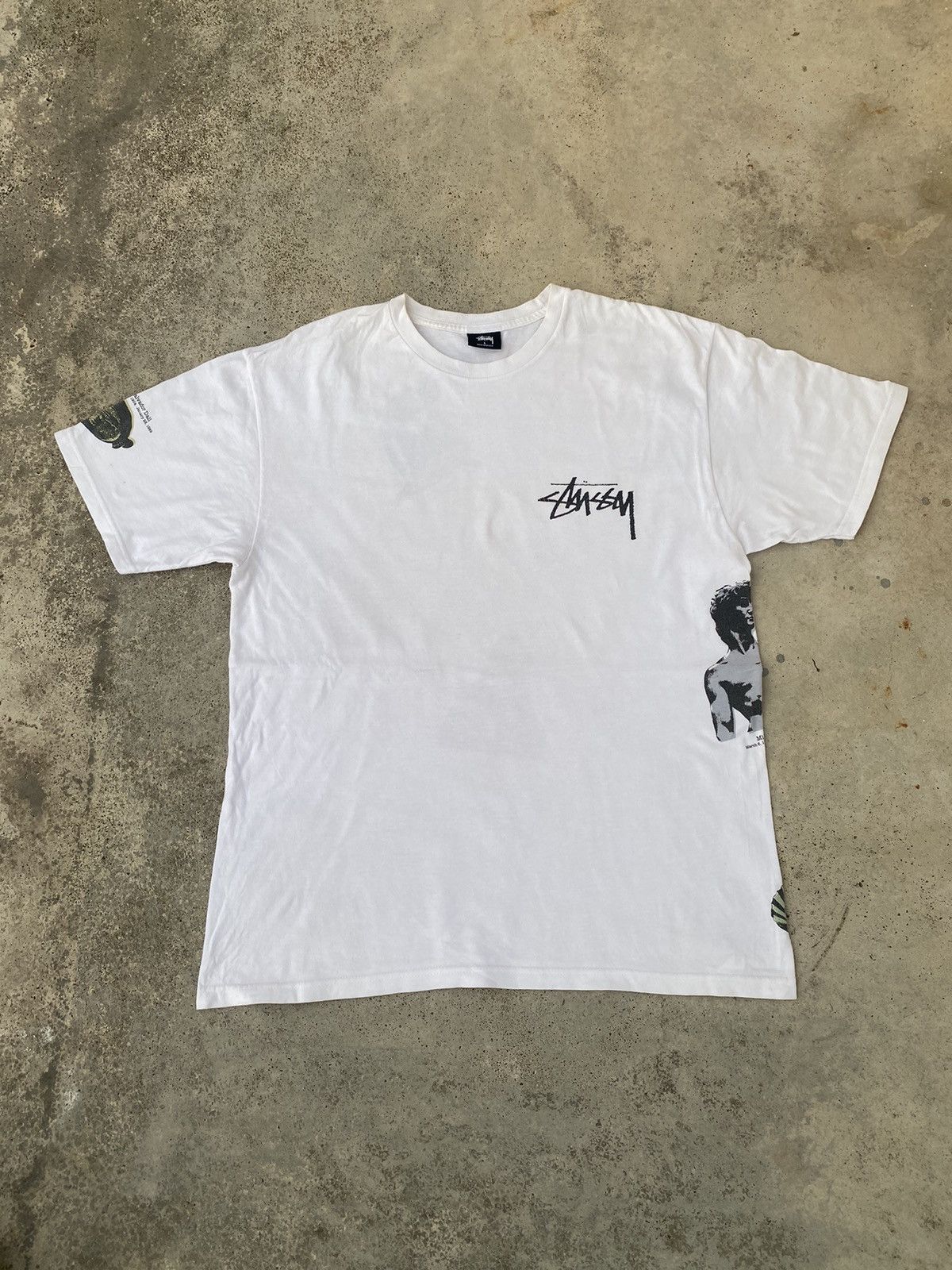 Stussy × Vintage Rare Vintage Y2K Stussy Museum Tee Large Skate Grail Size US L / EU 52-54 / 3 - 3 Thumbnail