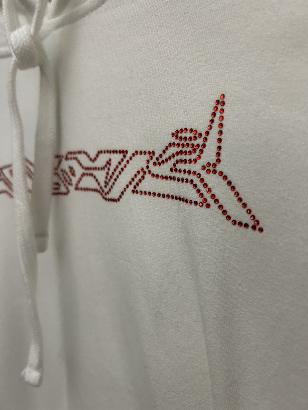 Insomnia Visuals Insomnia White Rhinestone Hoodie Size US L / EU 52-54 / 3 - 2 Thumbnail