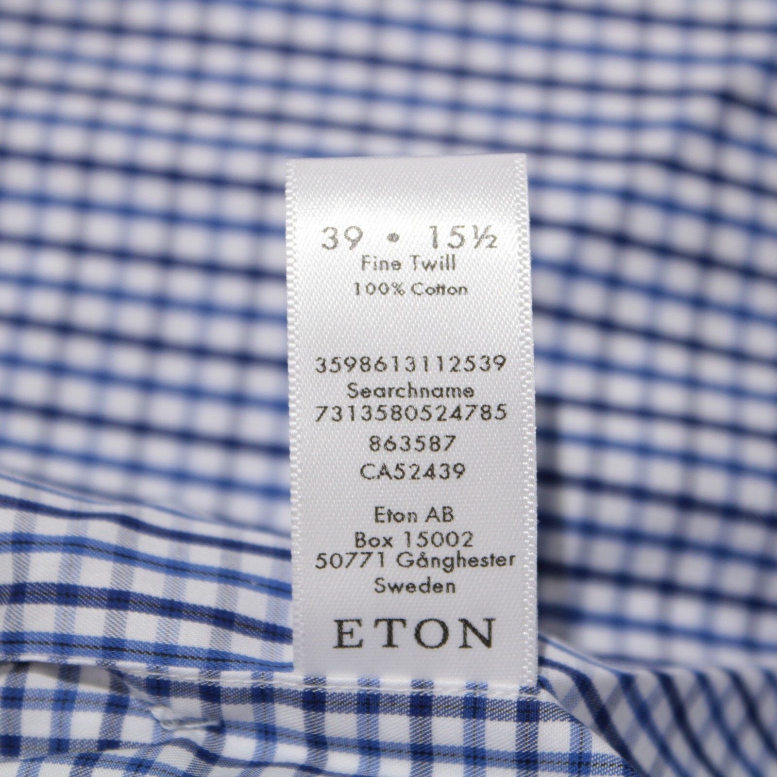 Eton Eton New with tags Shirt Size M US In Blue Size US M / EU 48-50 / 2 - 6 Thumbnail