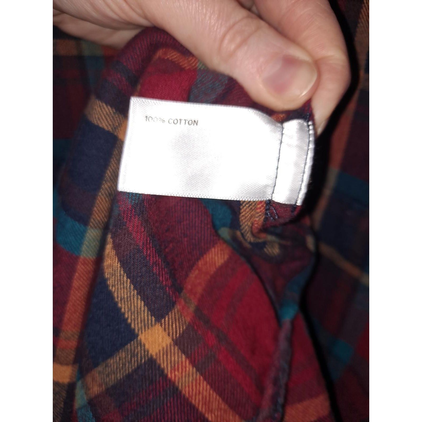 Duluth Trading Company Duluth Trading Relaxed Fit Red Blue Yellow 2 Pocket Button U Size US XL / EU 56 / 4 - 5 Thumbnail