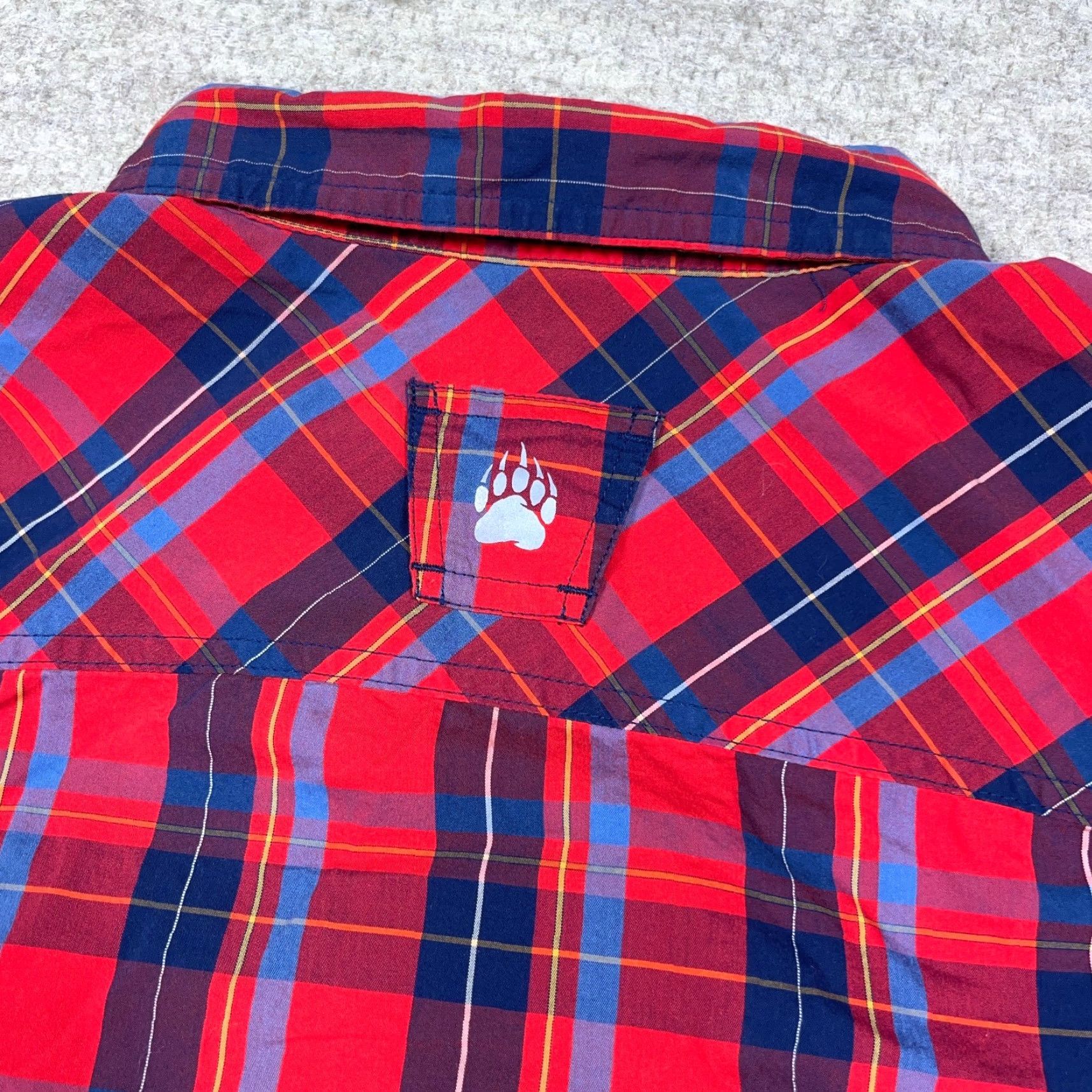 Vintage Alaskan Hardgear Shirt Men 3XL Red Blue Plaid Button-Up Standard Fit Hiking Camp Size US XXL / EU 58 / 5 - 6 Thumbnail