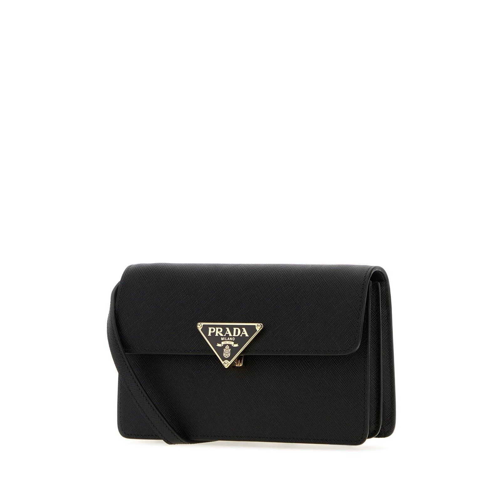 Prada PRADA Mini Black Leather Shoulder Bag New And Authentic Size ONE SIZE - 2 Thumbnail