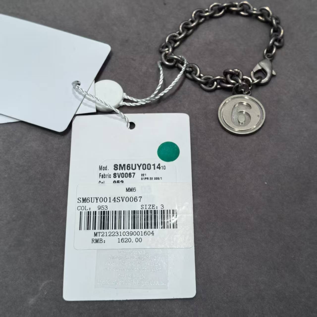 Maison Margiela New MM6 by Maison Margiela Silver Bracelet Unisex Size ONE SIZE - 7 Thumbnail