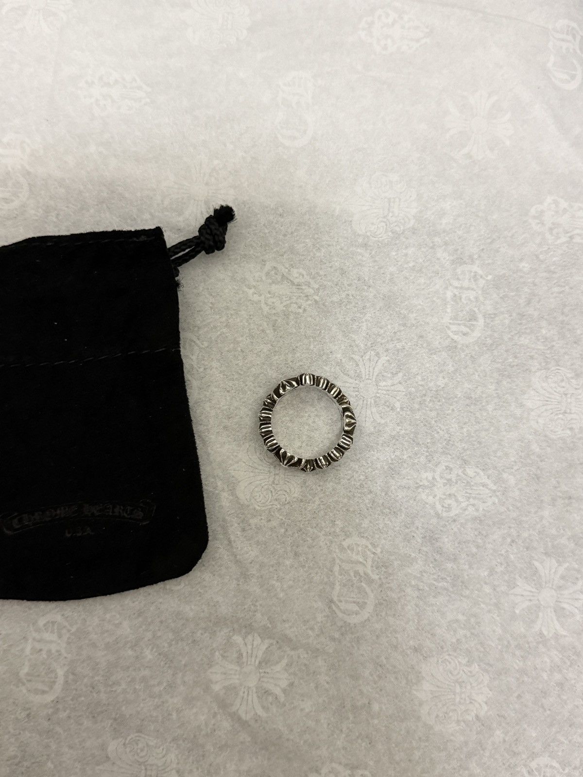 Chrome Hearts Chrome Hearts Silver Ring Wave Plus Size ONE SIZE - 3 Thumbnail