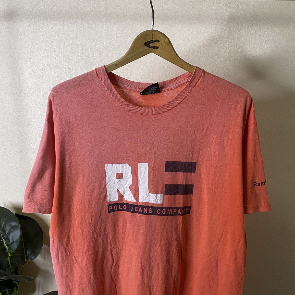 Polo Ralph Lauren Y2K Polo RL Ralph Lauren Sunfaded T Shirt Size US L / EU 52-54 / 3 - 2 Thumbnail