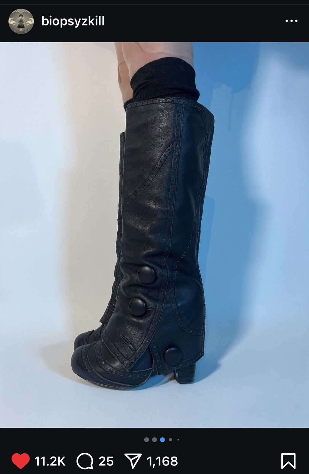 Vintage Irregular choice high spit spot boots Size US 8.5 / IT 38.5 - 13 Thumbnail