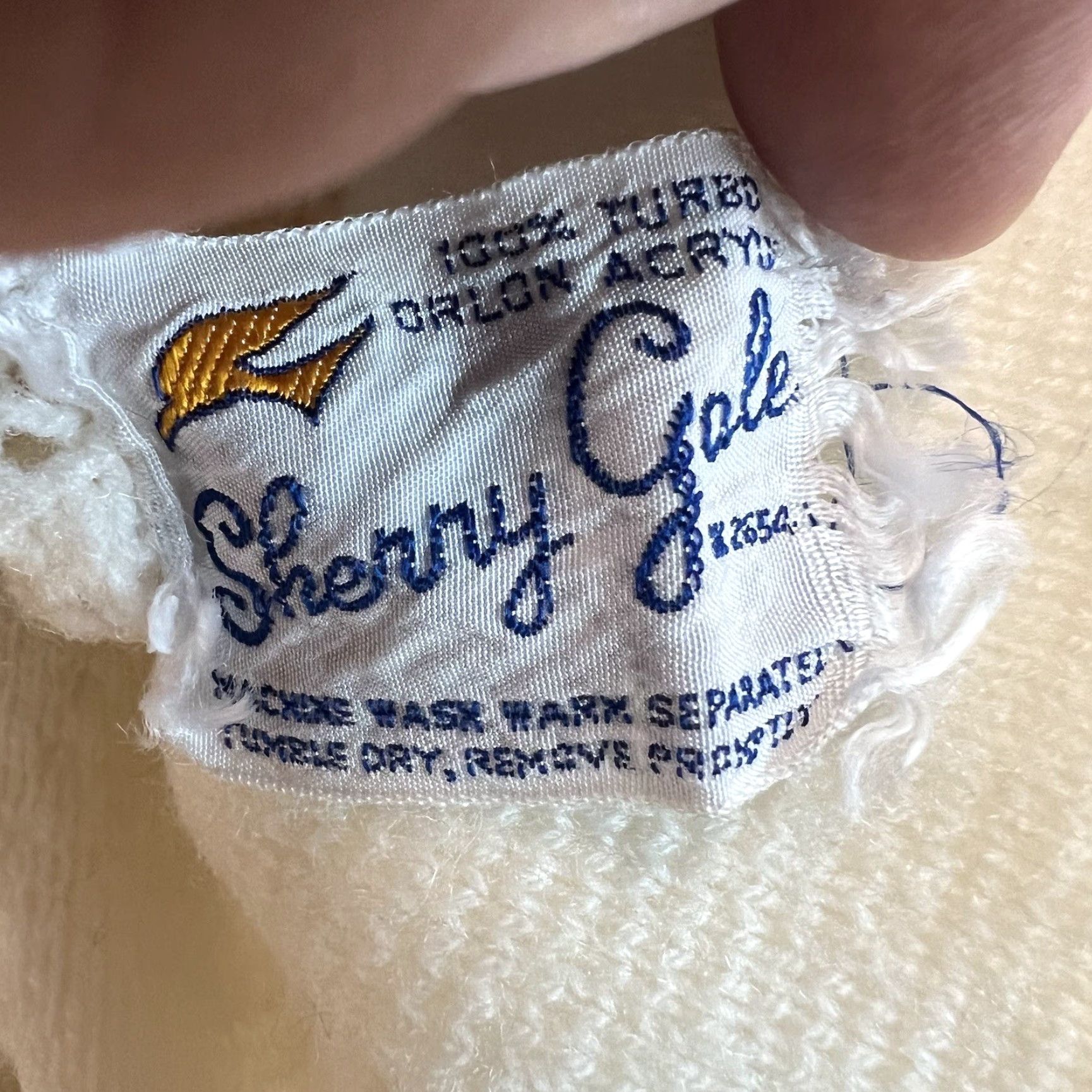 Vintage VINTAGE Sherry Gale Cardigan Poncho Sweater M Ivory Geometric Open-Knit Boho Collar Womens Size M / US 6-8 / IT 42-44 - 7 Thumbnail