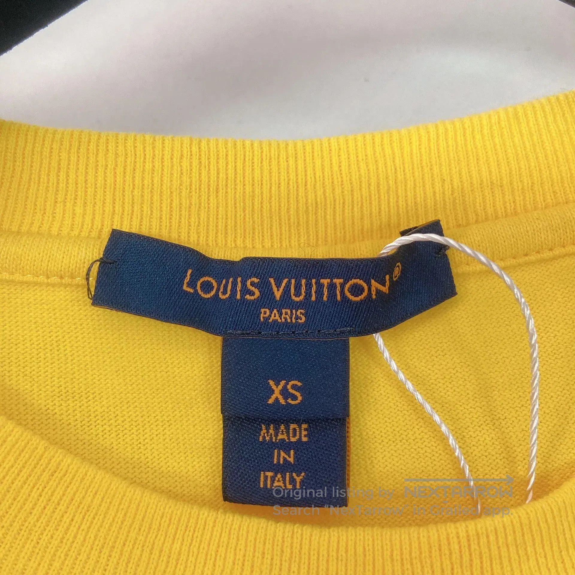 Louis Vuitton Louis Vuitton Yellow Short T-shirt XS. Size XS / US 0-2 / IT 36-38 - 6 Thumbnail