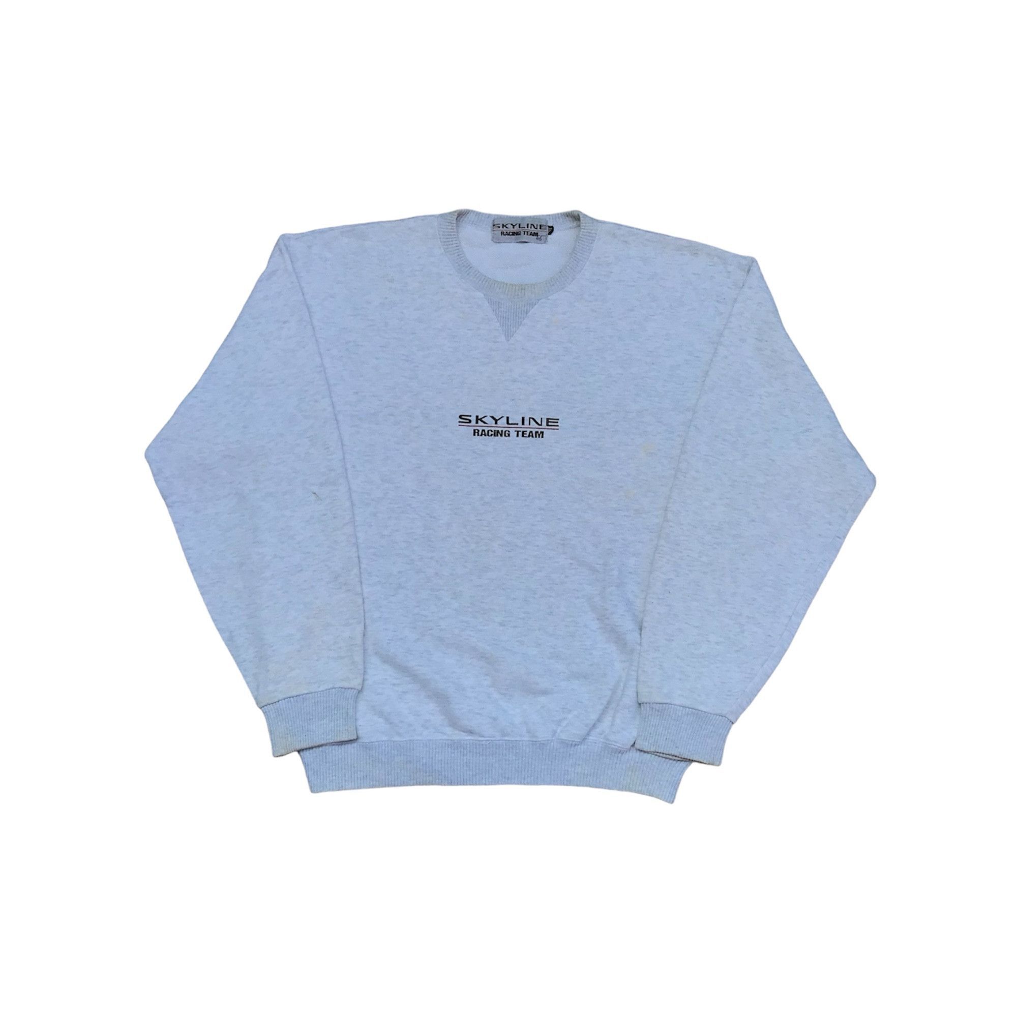 Vintage Vintage 90s Skyline Racing Team Sweatshirt Size M Size US M / EU 48-50 / 2 - 1 Thumbnail