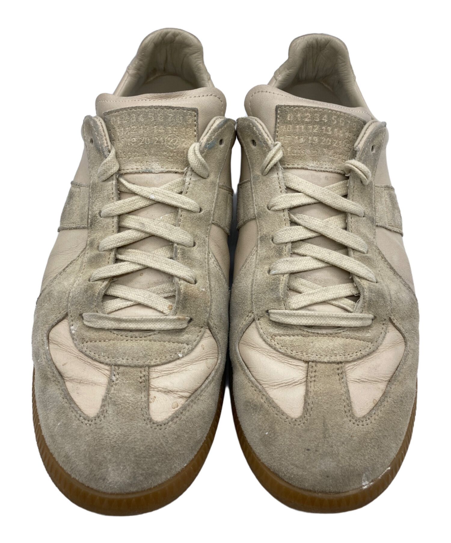 Maison Margiela Maison Margiela Low Top German Trainers Beige 42 Size US 9 / EU 42 - 11 Thumbnail