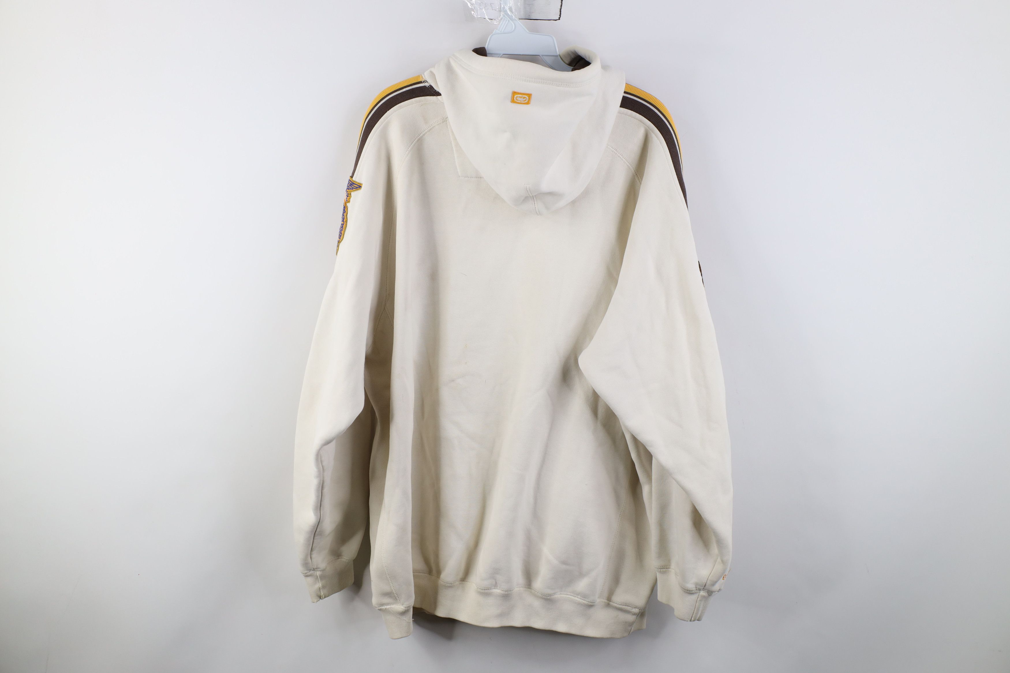 Ecko Unltd. Vintage 90s Y2K Ecko Spell Out Striped Heavyweight Hoodie Size US L / EU 52-54 / 3 - 17 Thumbnail