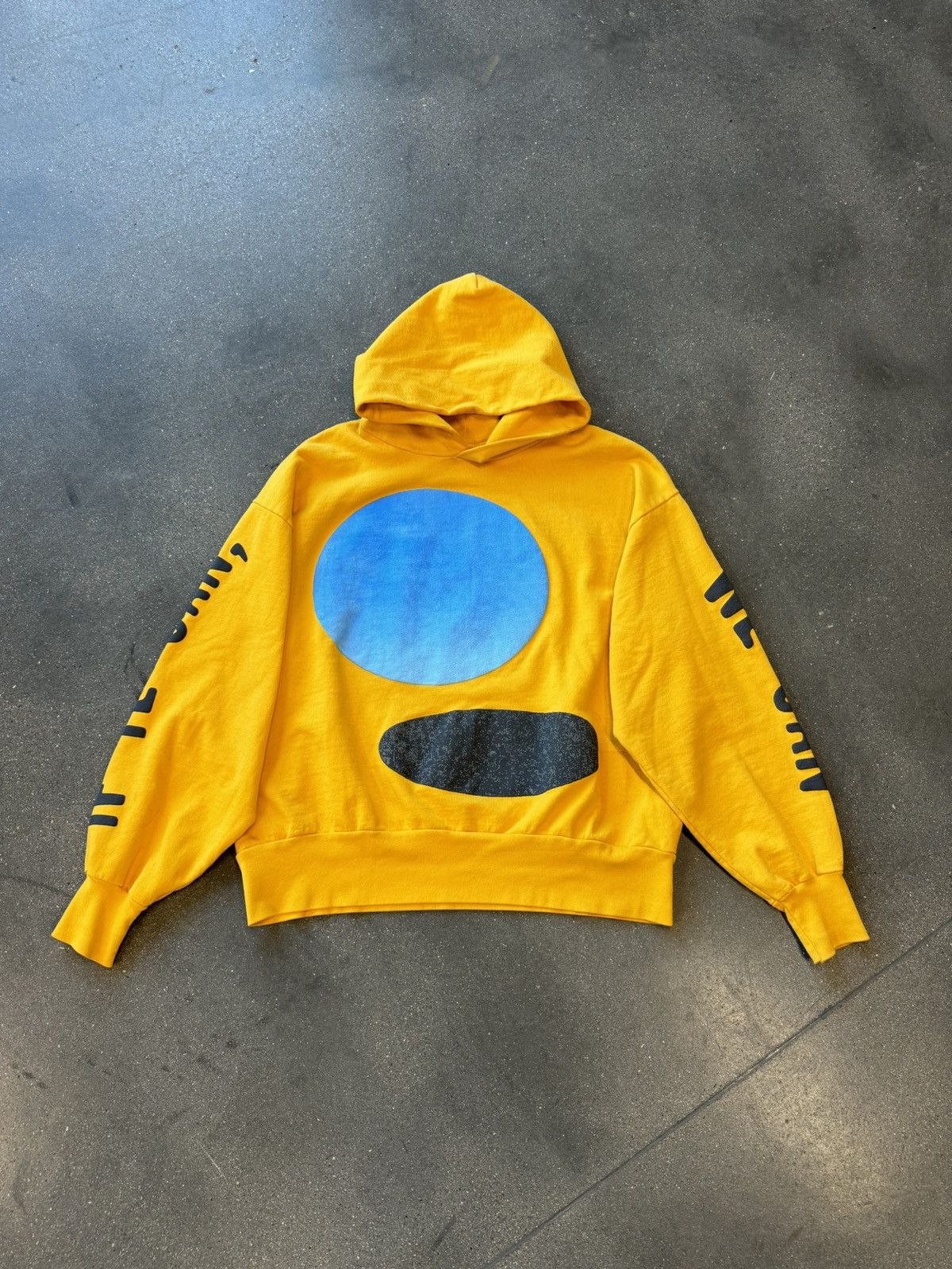 image of Kanye West Cpfm For Jik Hoodie Yellow, Men's (Size XL)