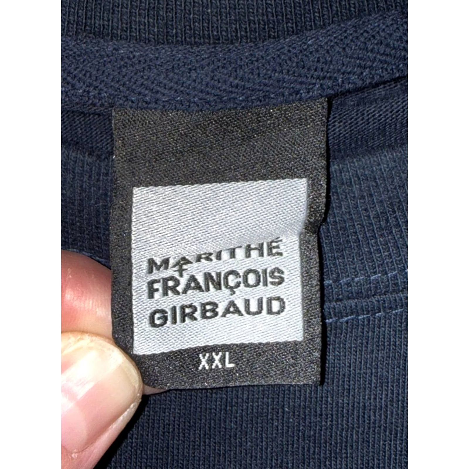 Vintage VINTAGE Marithe Francois Girbaud T-Shirt Logo Cotton Crew Neck Short Sleeve XXL Navy Paint Splash Hip Hop Skate Men US 2XL Size US XXL / EU 58 / 5 - 7 Thumbnail