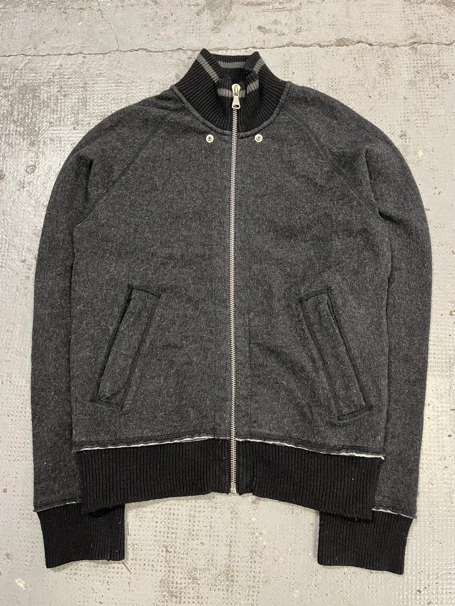 Dolce & Gabbana 2000s Dolce & Gabbana Fleece Track Grey Jacket Size US M / EU 48-50 / 2 - 4 Thumbnail