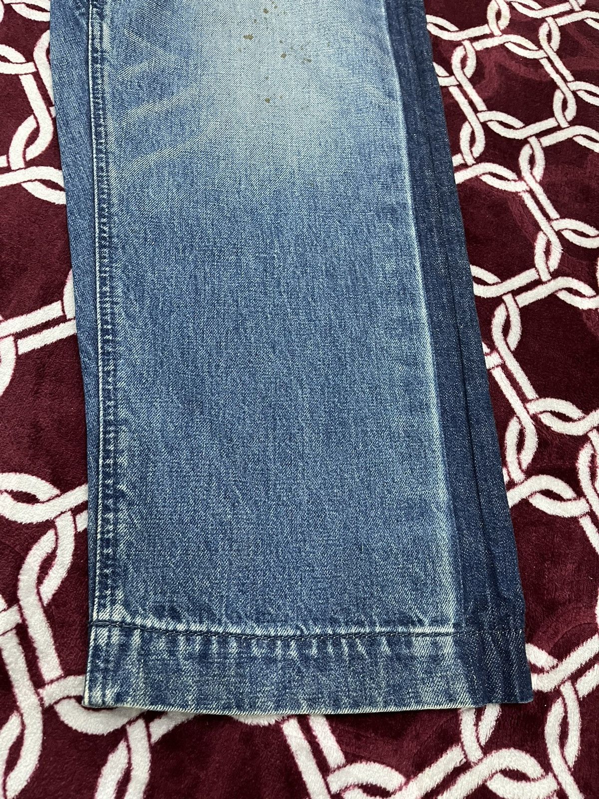 Japanese Brand Bru Na Boinne Redline Selvedge Stain Denim Size US 28 / EU 44 - 4 Thumbnail