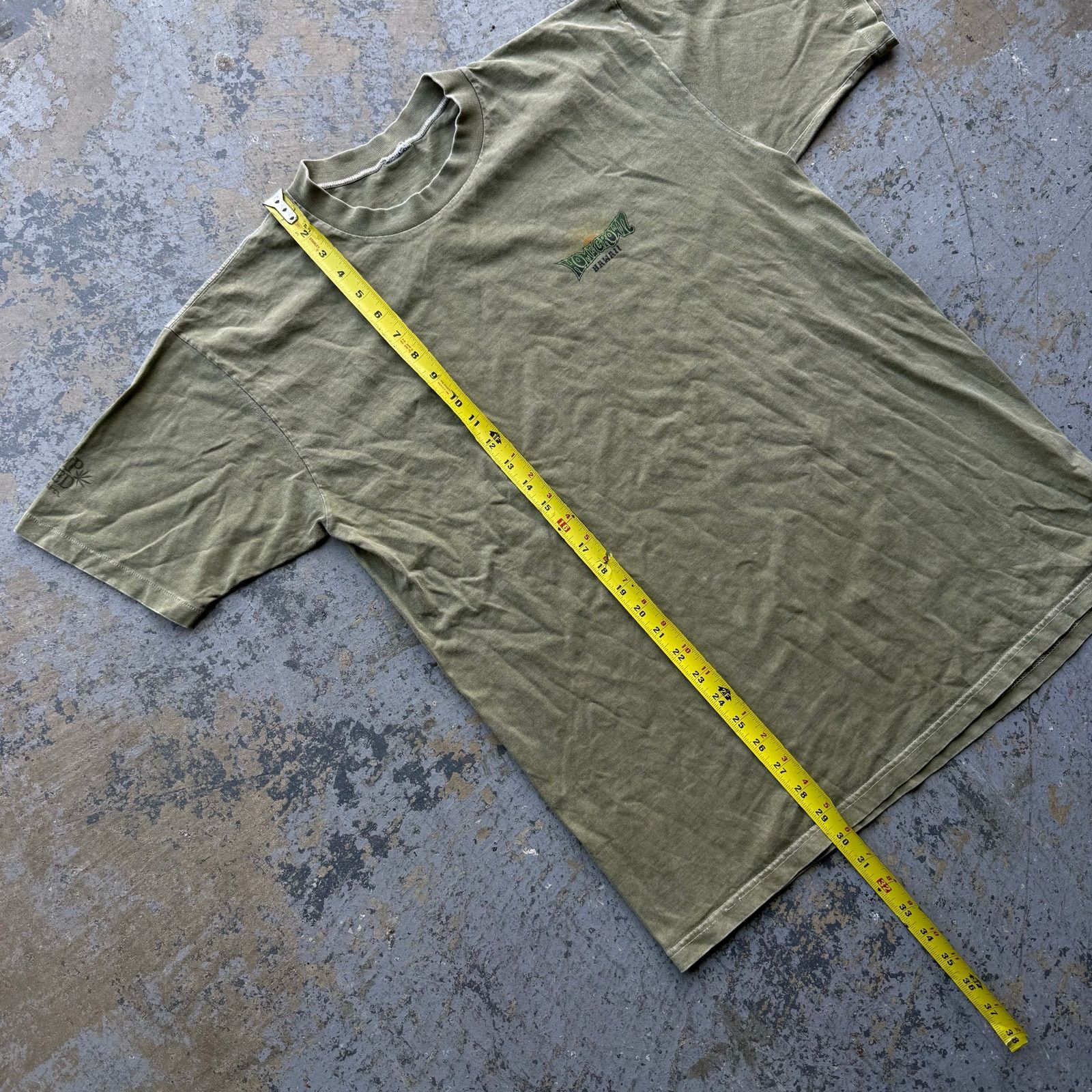 Vintage Vintage 90’s Crazy Shirt Home Grown Hemp Dyed Surfer Tee Size US XL / EU 56 / 4 - 8 Thumbnail