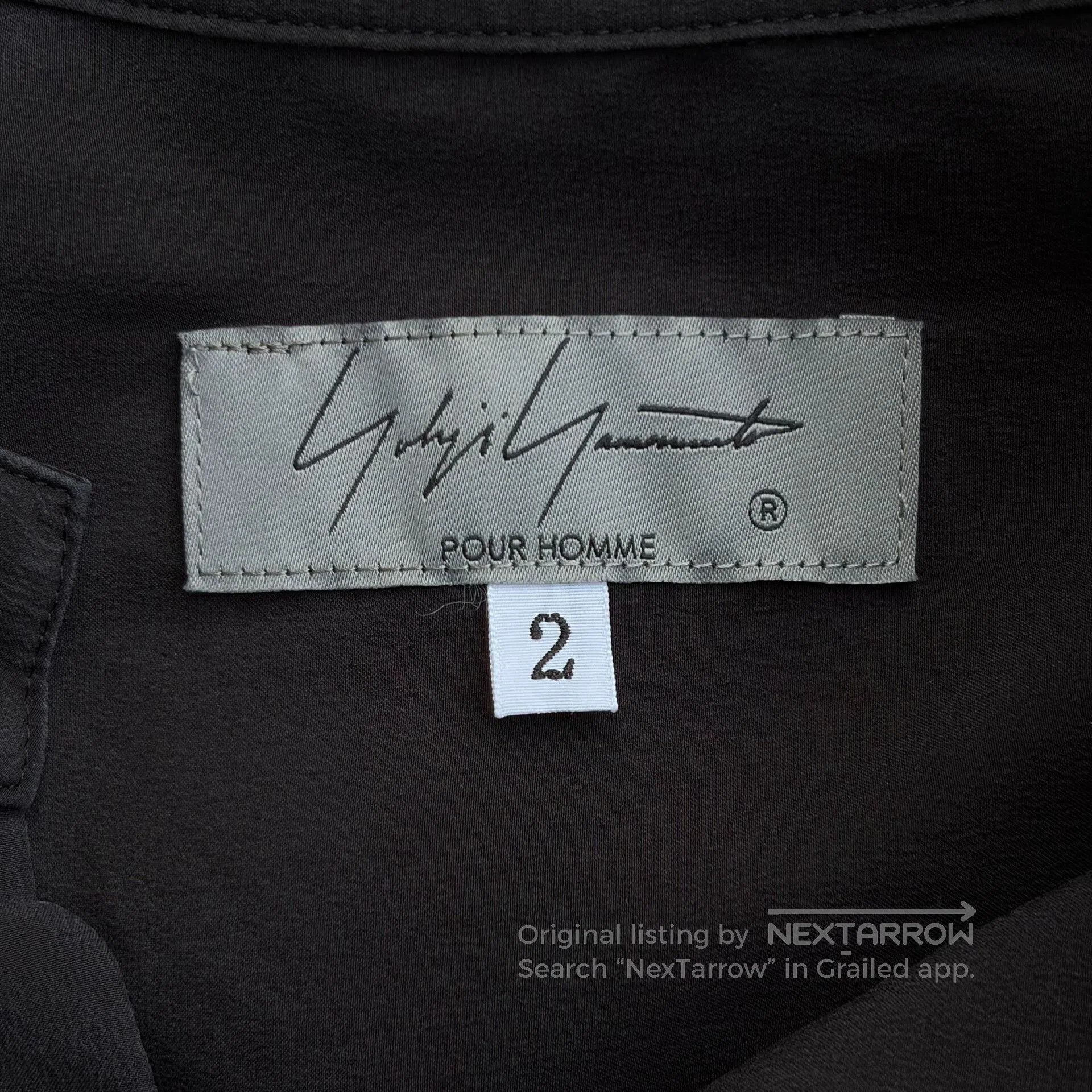 Yohji Yamamoto Yohji Yamamoto Silk Shirt with Print. Size US M / EU 48-50 / 2 - 7 Thumbnail