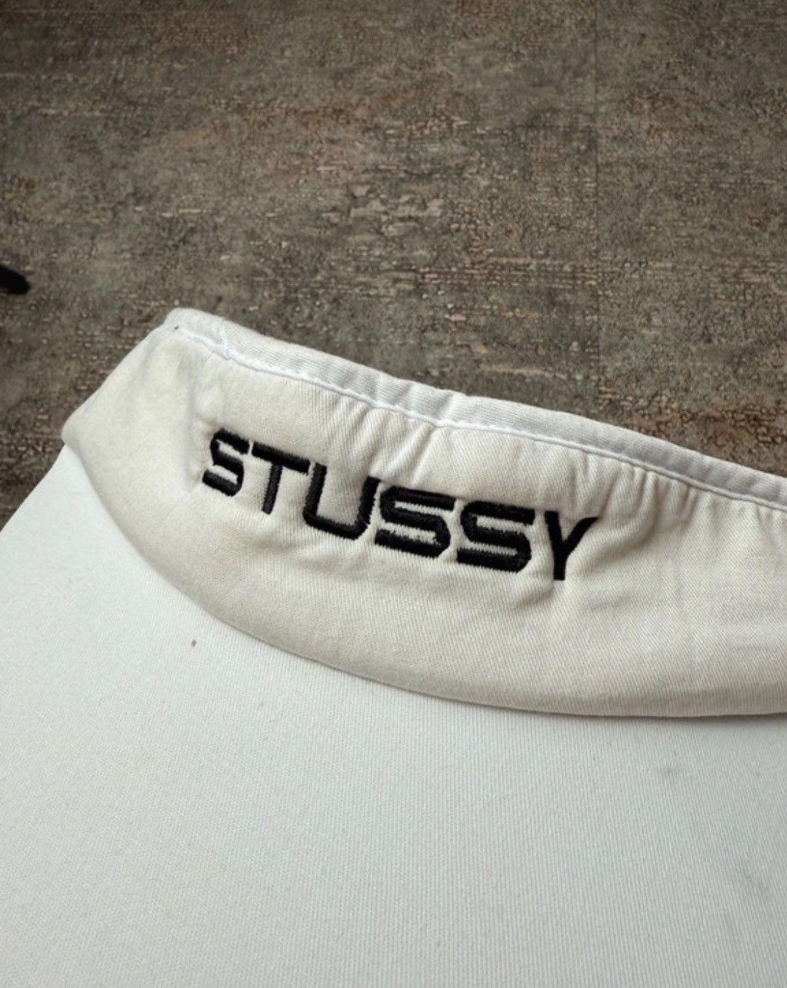Stussy Vintage Stussy Cap Big Logo White Rare Y2K 90s Japan Style Size ONE SIZE - 3 Thumbnail