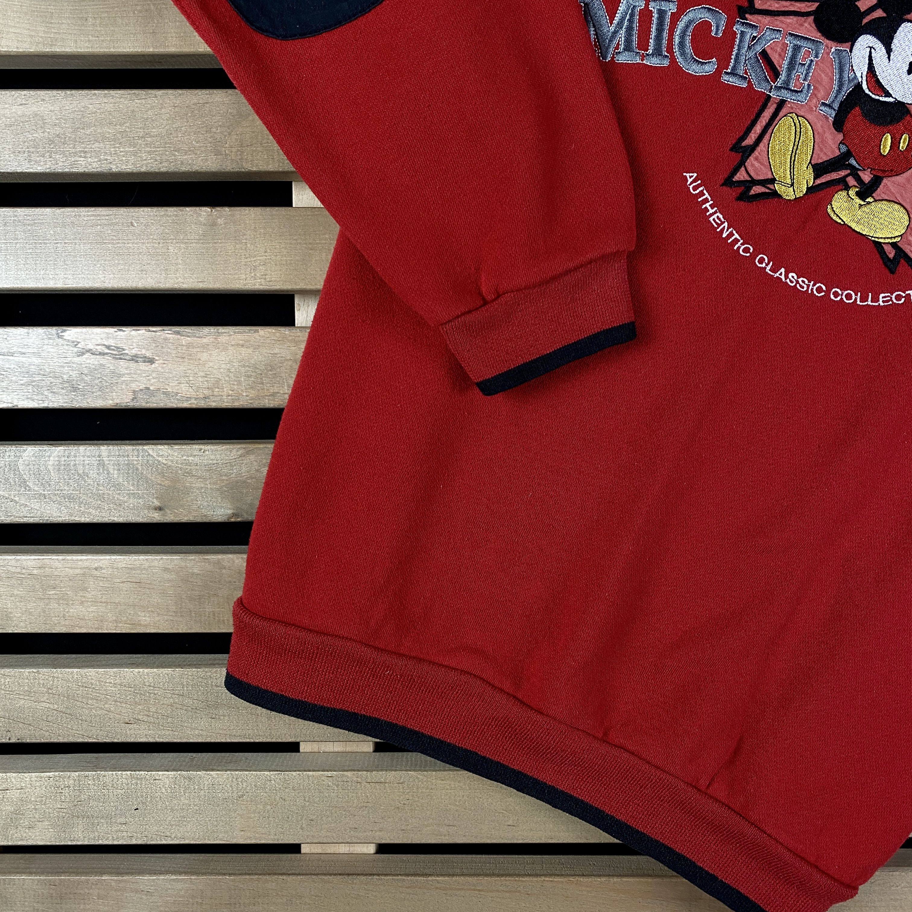 Mickey Mouse × Vintage Mens Vintage Sweatshirt Mickey & Co. Big Logo Size M Size US M / EU 48-50 / 2 - 3 Thumbnail