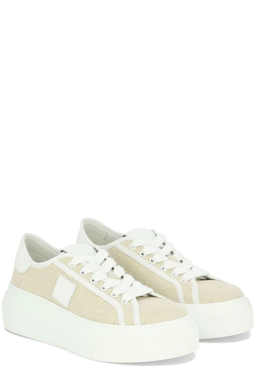 Givenchy o1w1db10525 City Lace Up Sneakers Platform in Beige Size US 5 / IT 35 - 4 Thumbnail