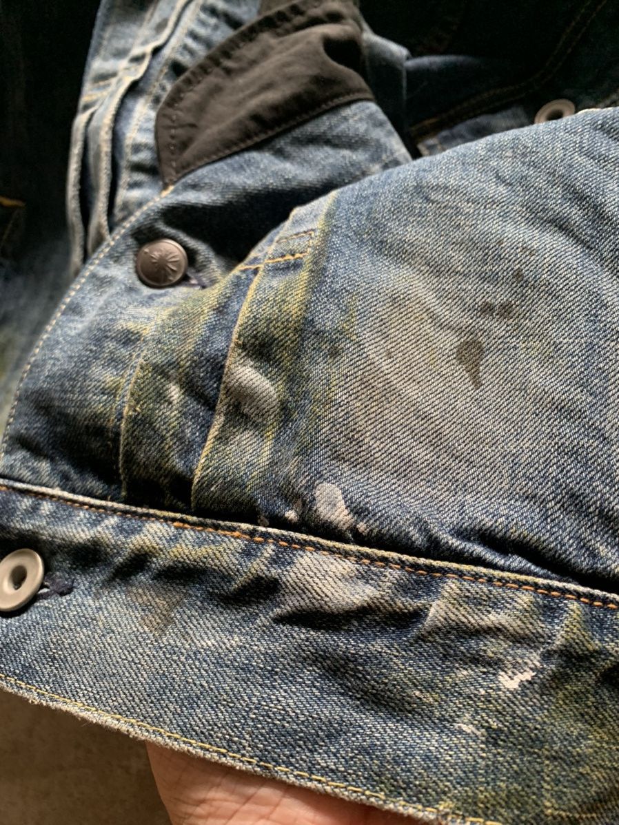 Japanese Brand ARCHIVED miharayasuhiro japanese denim jacket splatter vtg Size US S / EU 44-46 / 1 - 18 Thumbnail