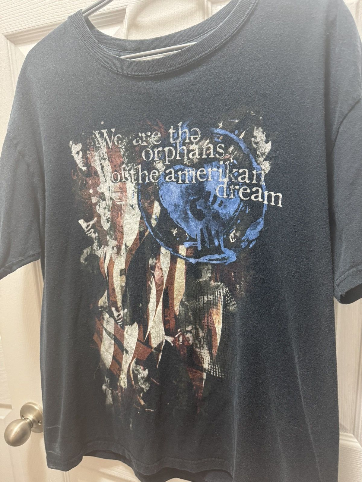 Band Tees × Gildan Rise Against Band Merch Vintage Orphans Dream Flag Gildan Size US L / EU 52-54 / 3 - 2 Thumbnail