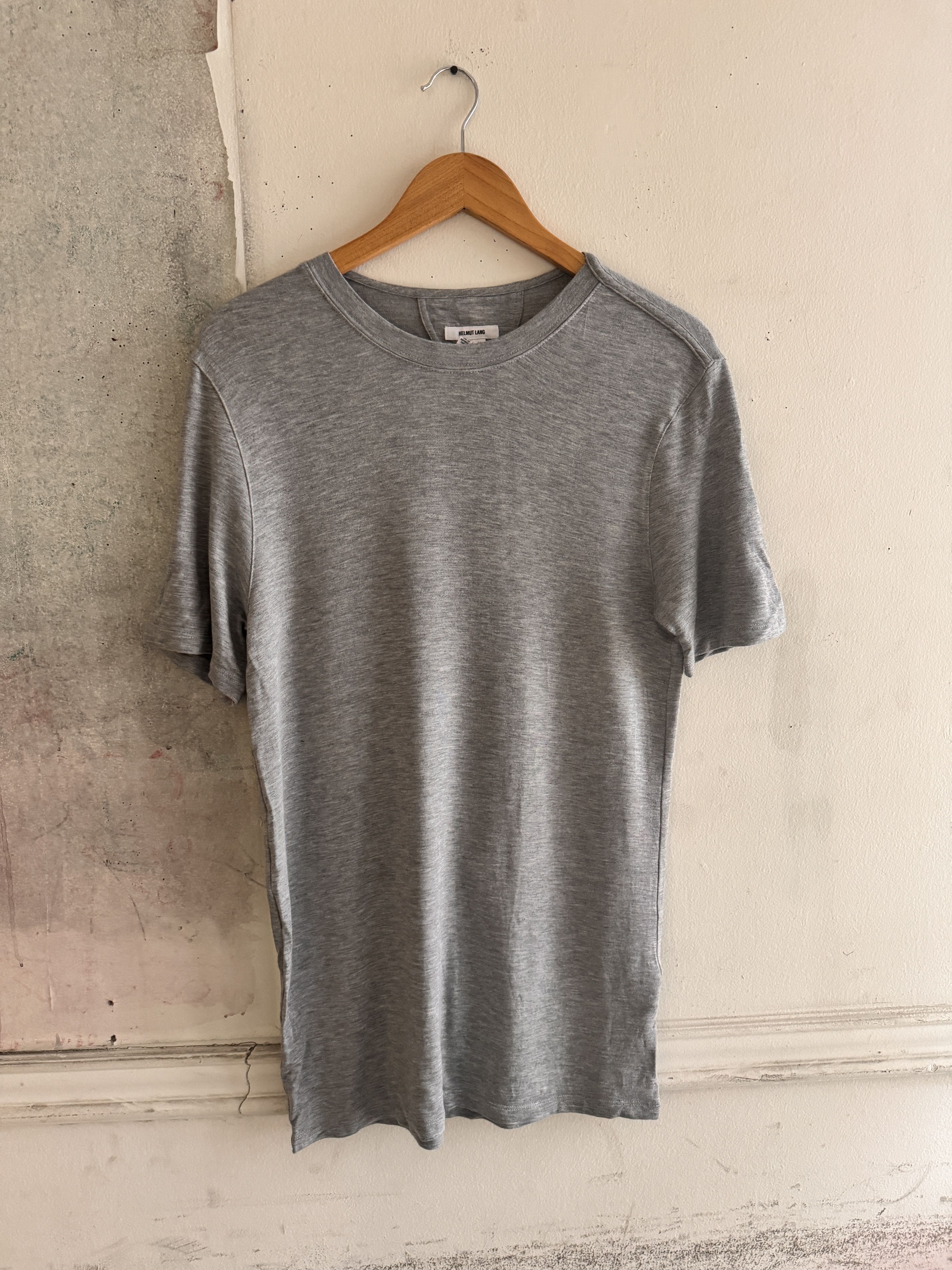 Helmut Lang HELMET LANG HEATHER GREY TSHIRT SIZE M Size US M / EU 48-50 / 2 - 1 Thumbnail
