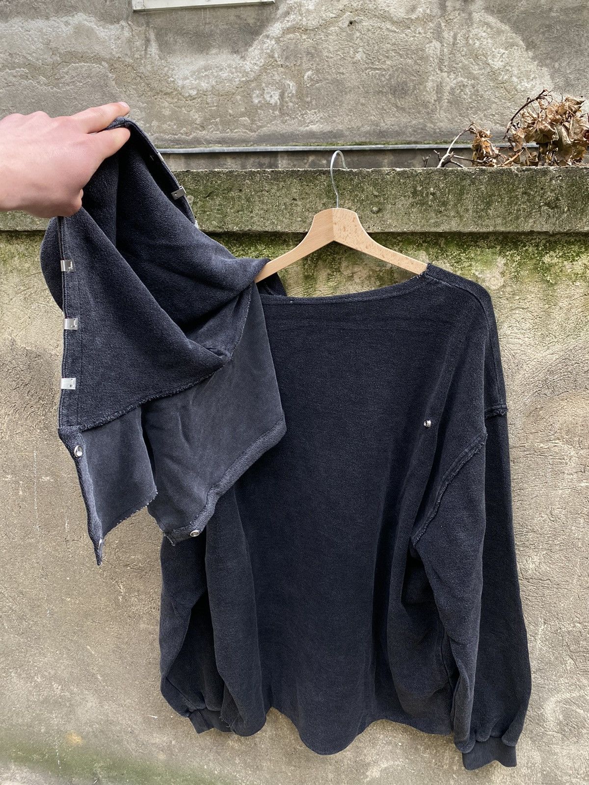 1017 ALYX 9SM × Alyx Alyx Wet Asphalt Washed Transformed Hoodie Size US L / EU 52-54 / 3 - 13 Thumbnail
