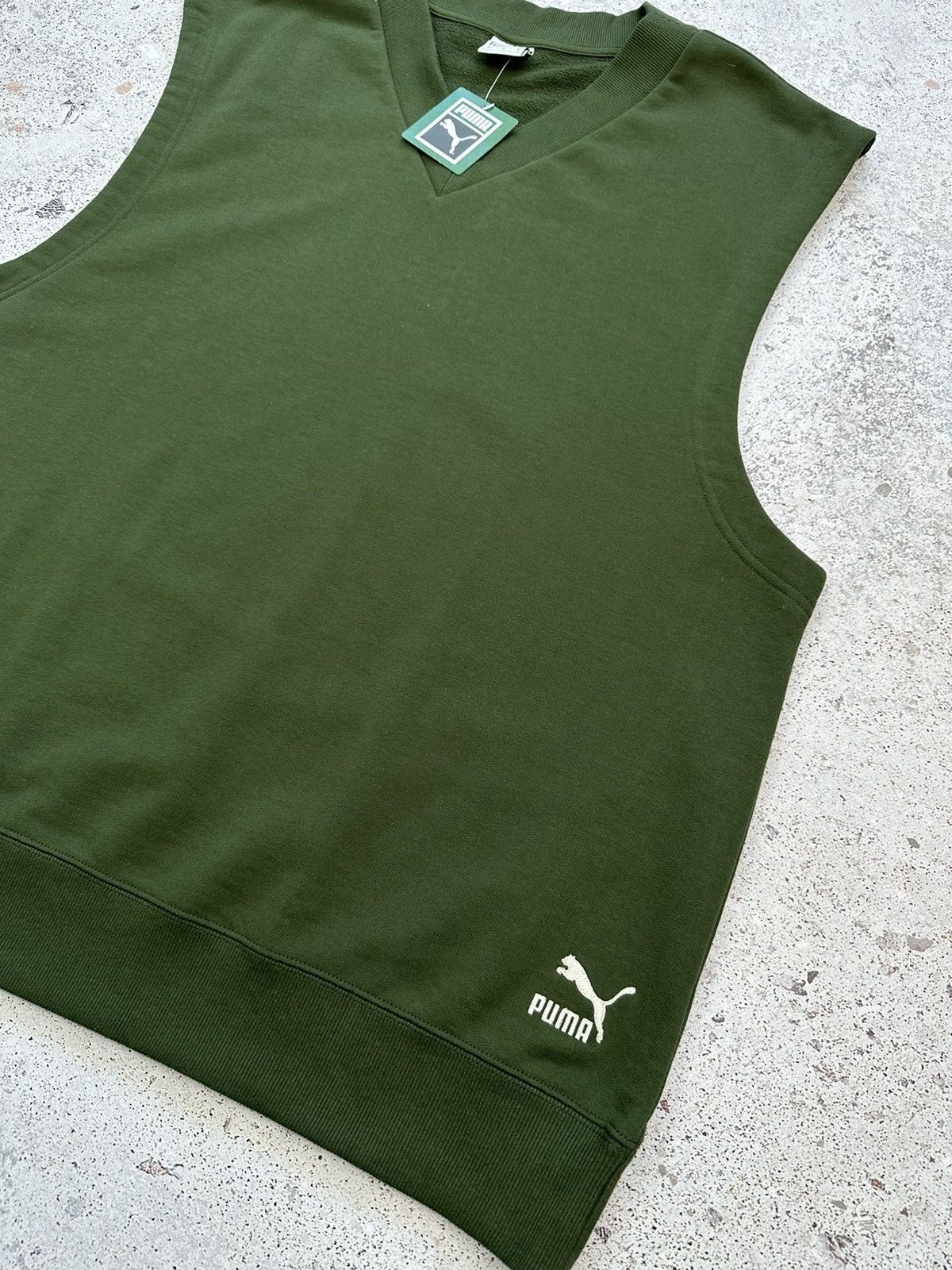 Puma Puma Tailored Vest Kombu Green Men XL Gilet Styled Size US XL / EU 56 / 4 - 4 Thumbnail