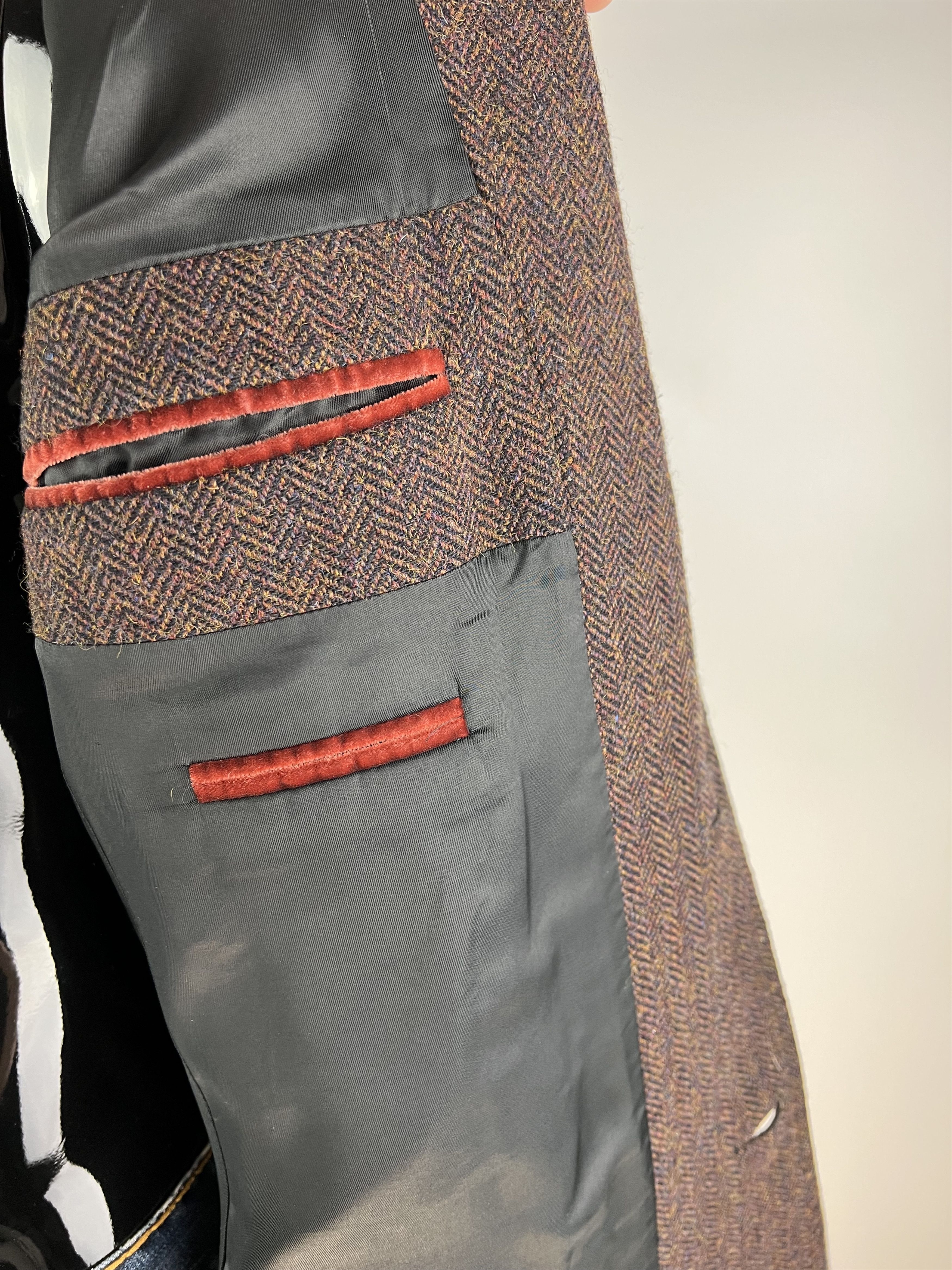 Hugo Boss Vtg Hugo Boss Wool Herringbone Heavy Coat Size 54 Size US L / EU 52-54 / 3 - 10 Thumbnail