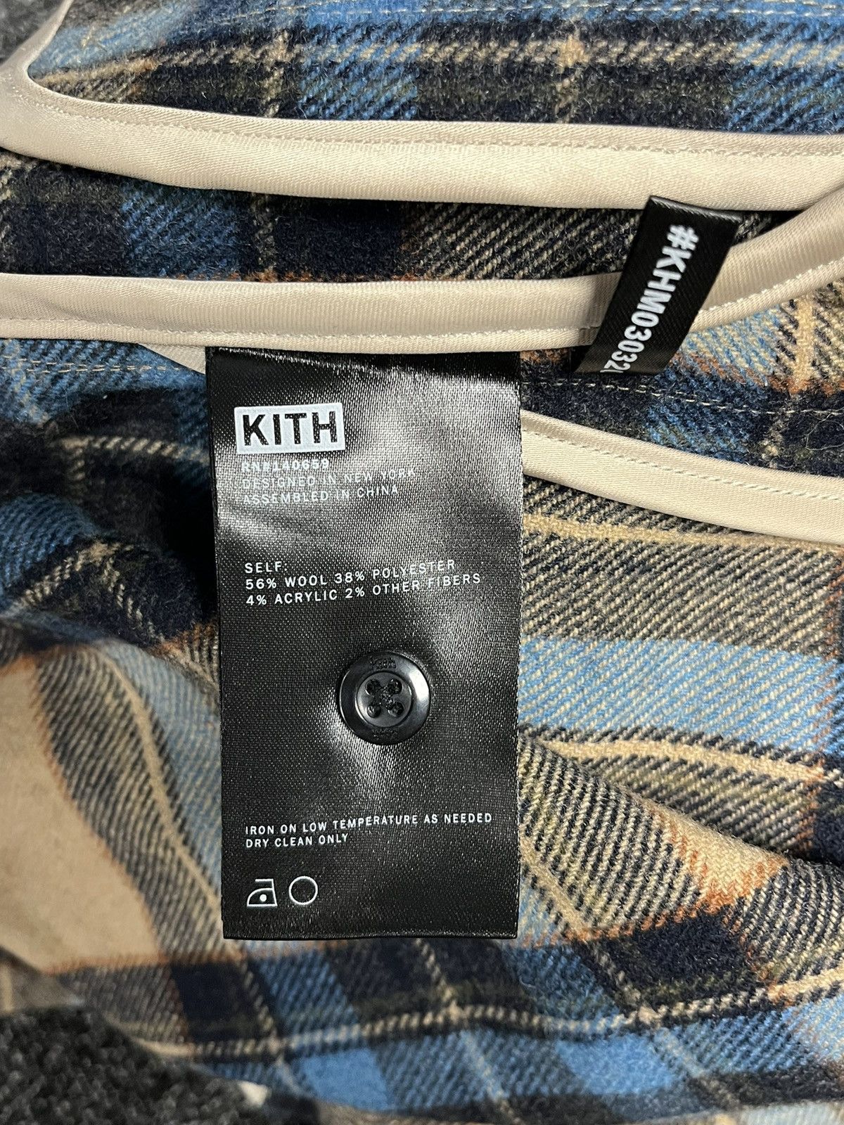 Kith Plaid Ludlow Button Down in Novel Men’s Size M FW22