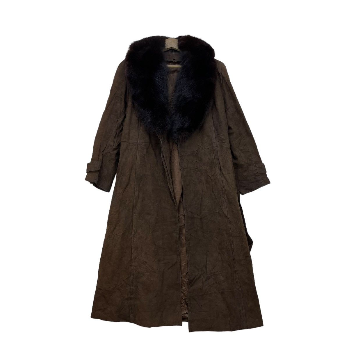 Genuine Leather × Japanese Brand Genuine Leather Fur Jacket Size S / US 4 / IT 40 - 1 Thumbnail