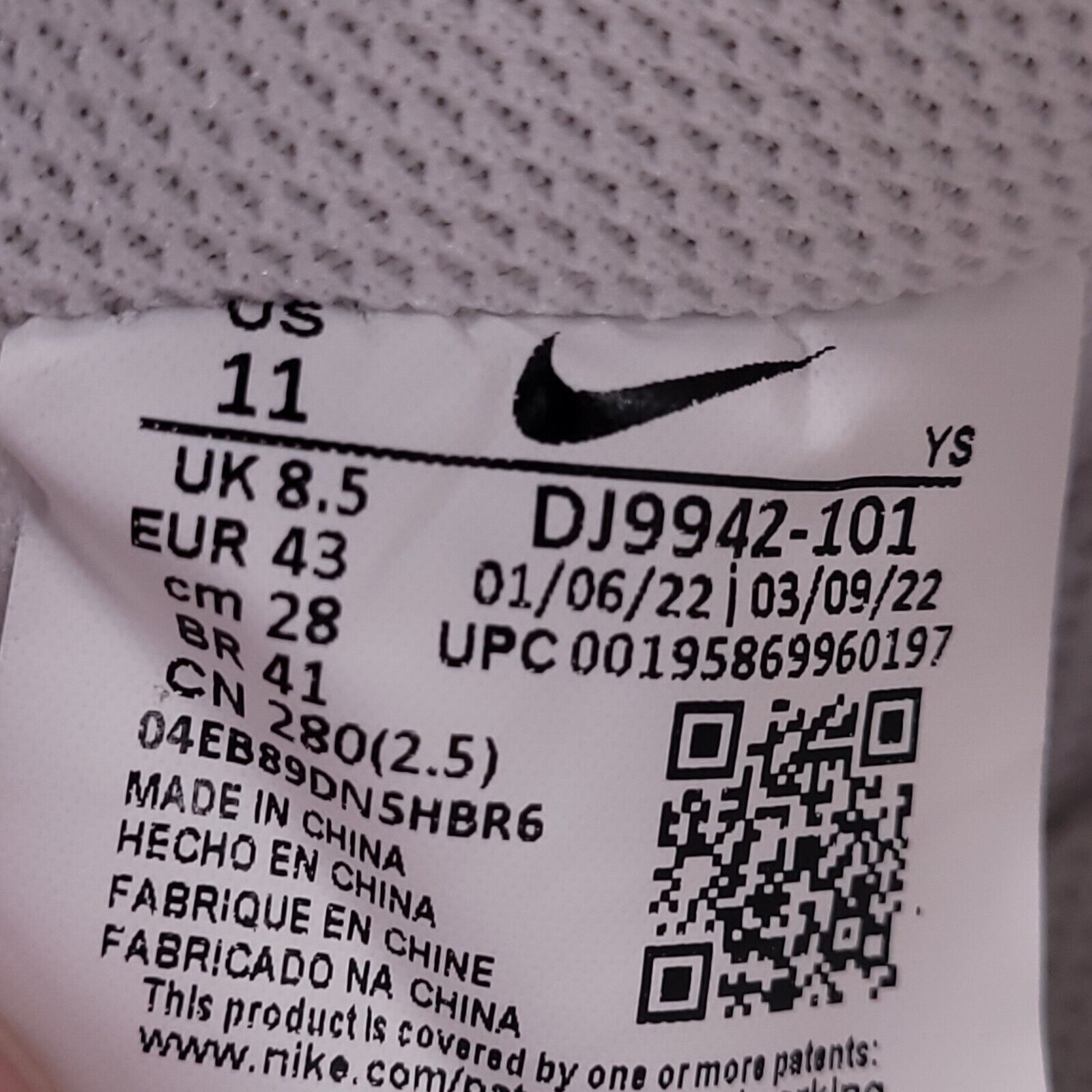 Nike Nike Air Force 1 '07 ESS Shoe Women Size 11 DJ9942-101 White Size US 11 / IT 41 - 8 Thumbnail