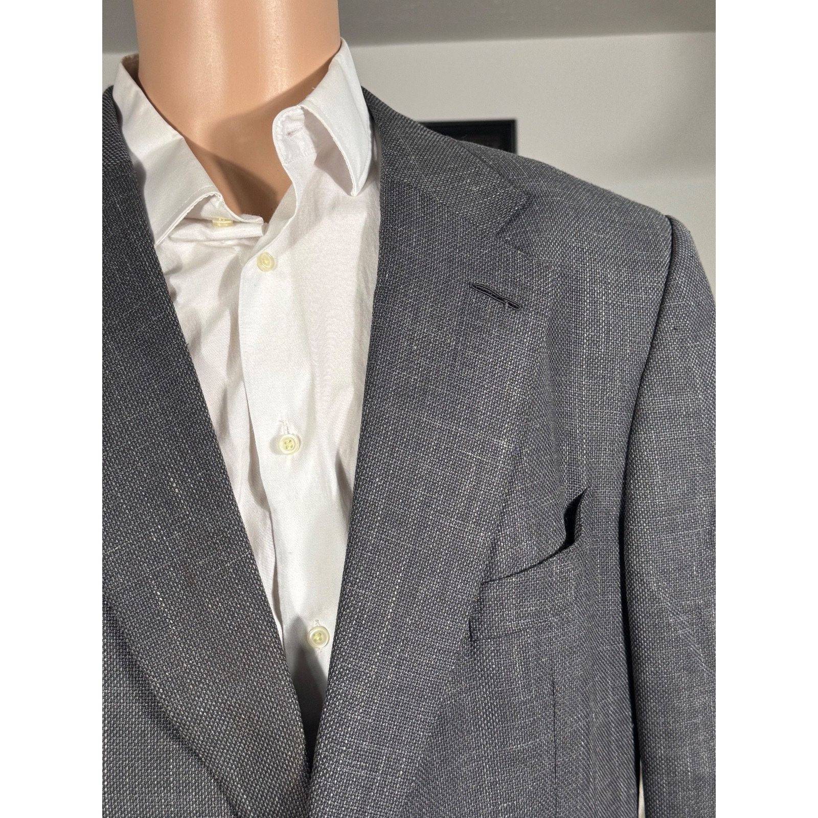 Tom Ford Tom Ford Wool Linen Silk Sport Jacket 60R 50R US Size 50R - 11 Thumbnail