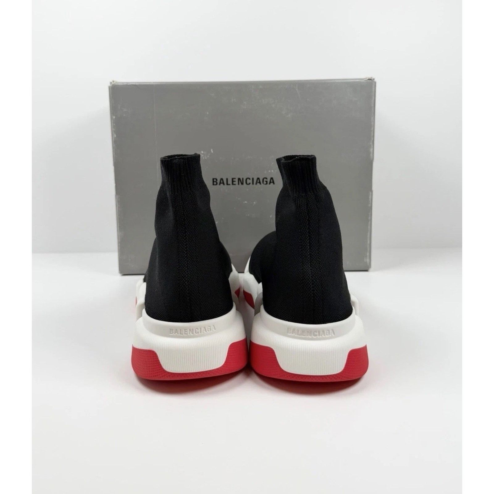 Balenciaga Size 46EU/13US - Balenciaga Speed Triple Black Red NEW! Size US 13 / EU 46 - 4 Thumbnail
