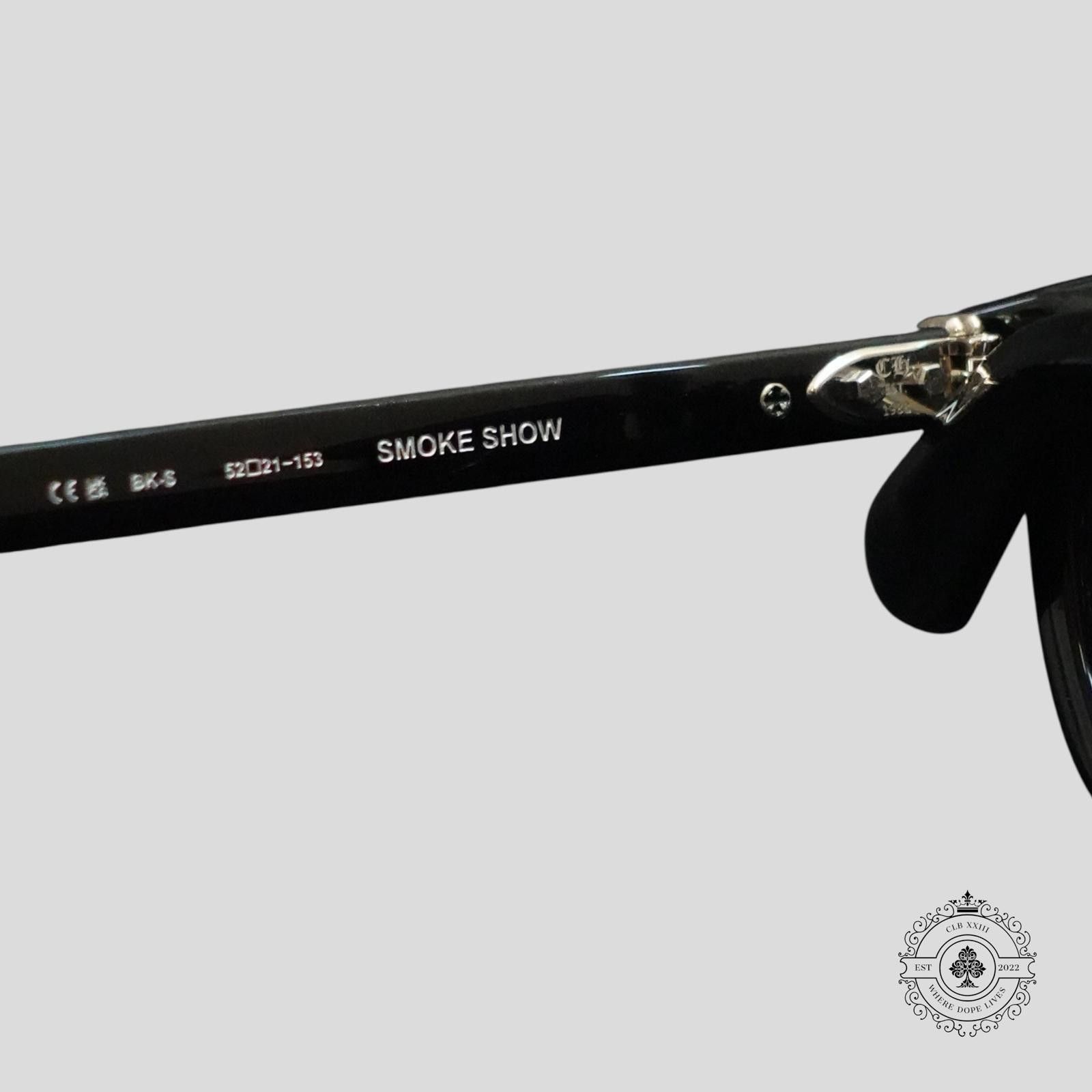 Chrome Hearts Chrome Hearts Smoke Show Glasses in Black/Silver Size ONE SIZE - 6 Thumbnail
