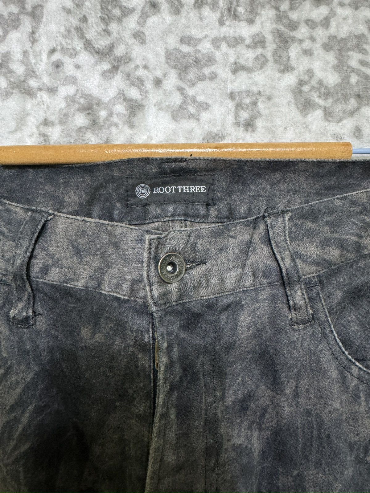 If Six Was Nine Y2K Smoke Graphic Root Three Avant-Street Style Size W30 Size US 30 / EU 46 - 7 Thumbnail
