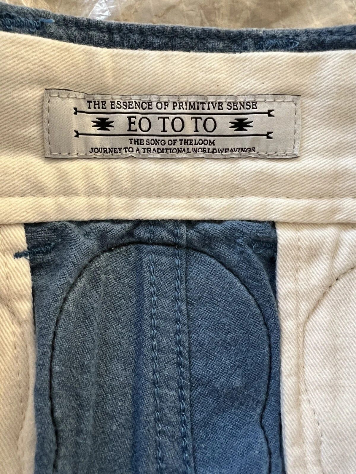 Eototo EO TO TO DAY OF DEATH SKULL LINEN/COTTON SHORTS SIZE M Size US 30 / EU 46 - 6 Thumbnail