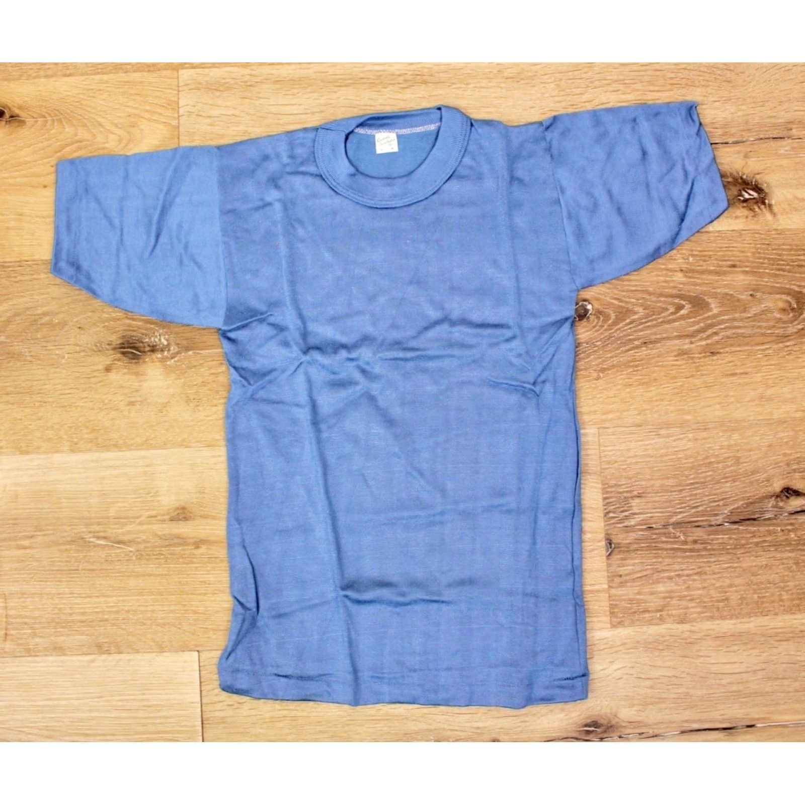 Vintage VTG 1960s Boy's Blue Blank Durene T Shirts Lot M 60s Russell Southern Shirt Boys Vintage Blank Durene Polyester Blend #16835 L Blue Size US M / EU 48-50 / 2 - 3 Thumbnail