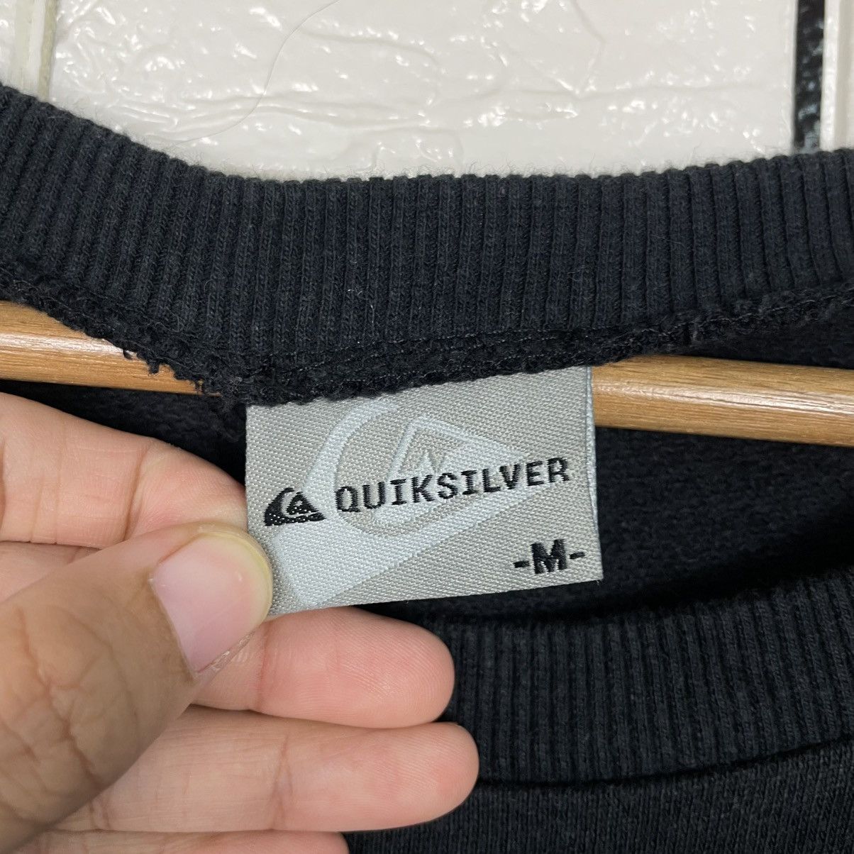 Quiksilver Quiksilver Big Logo Black Crewneck Sweatshirt Size US M / EU 48-50 / 2 - 11 Thumbnail