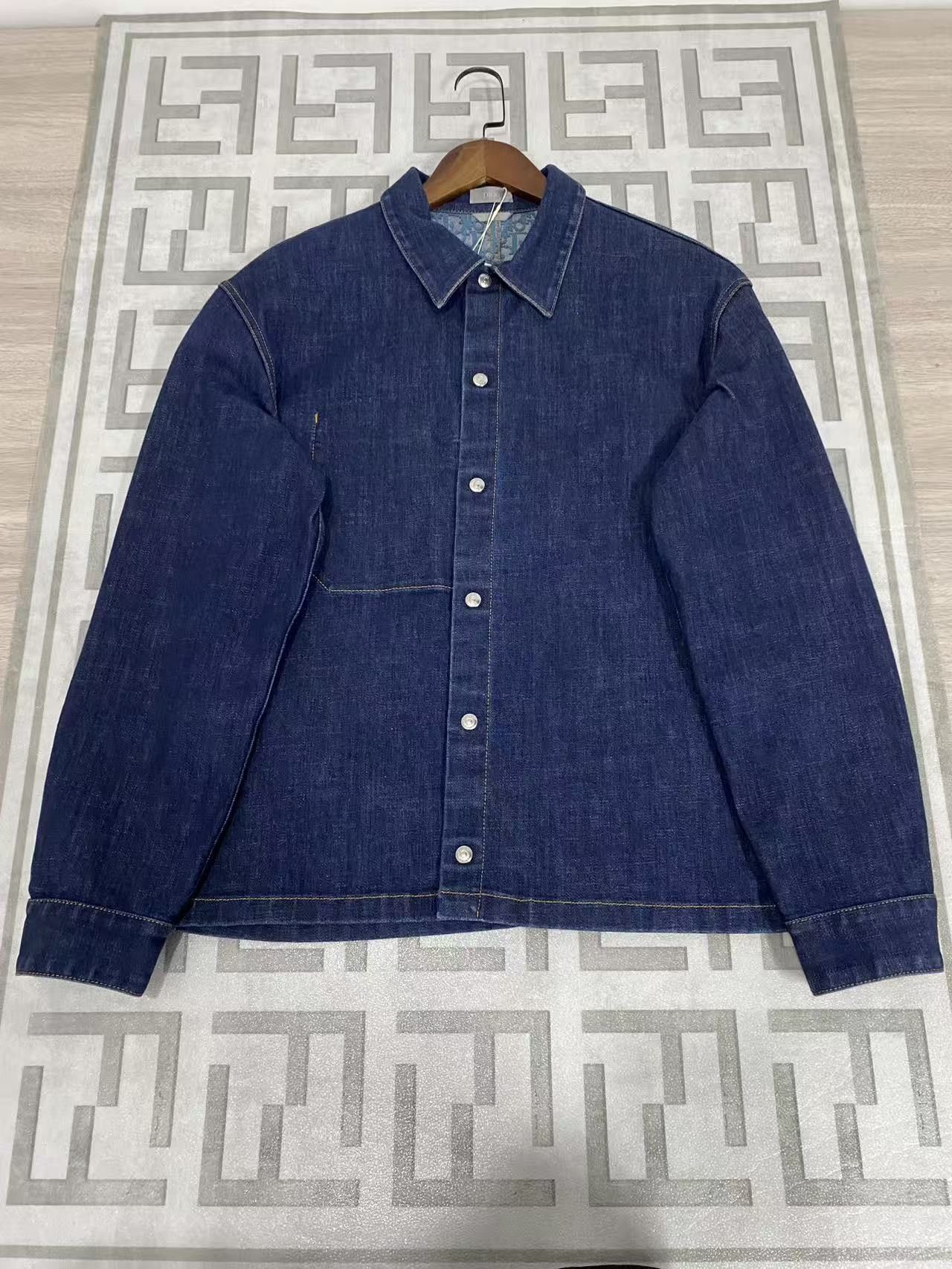 Dior Dior Oblique Denim Shirt Size 50 Size US M / EU 48-50 / 2 - 1 Thumbnail