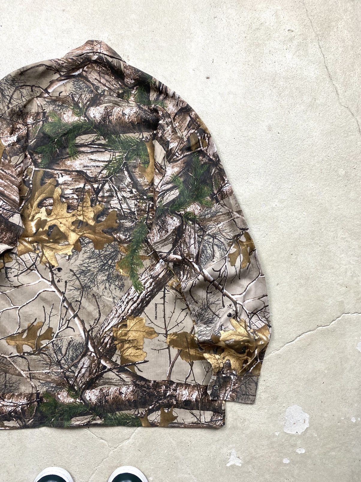 Vintage Vintage 1990s Forest Tree Camouflage Shirt Y2K Hype Size US XL / EU 56 / 4 - 13 Thumbnail
