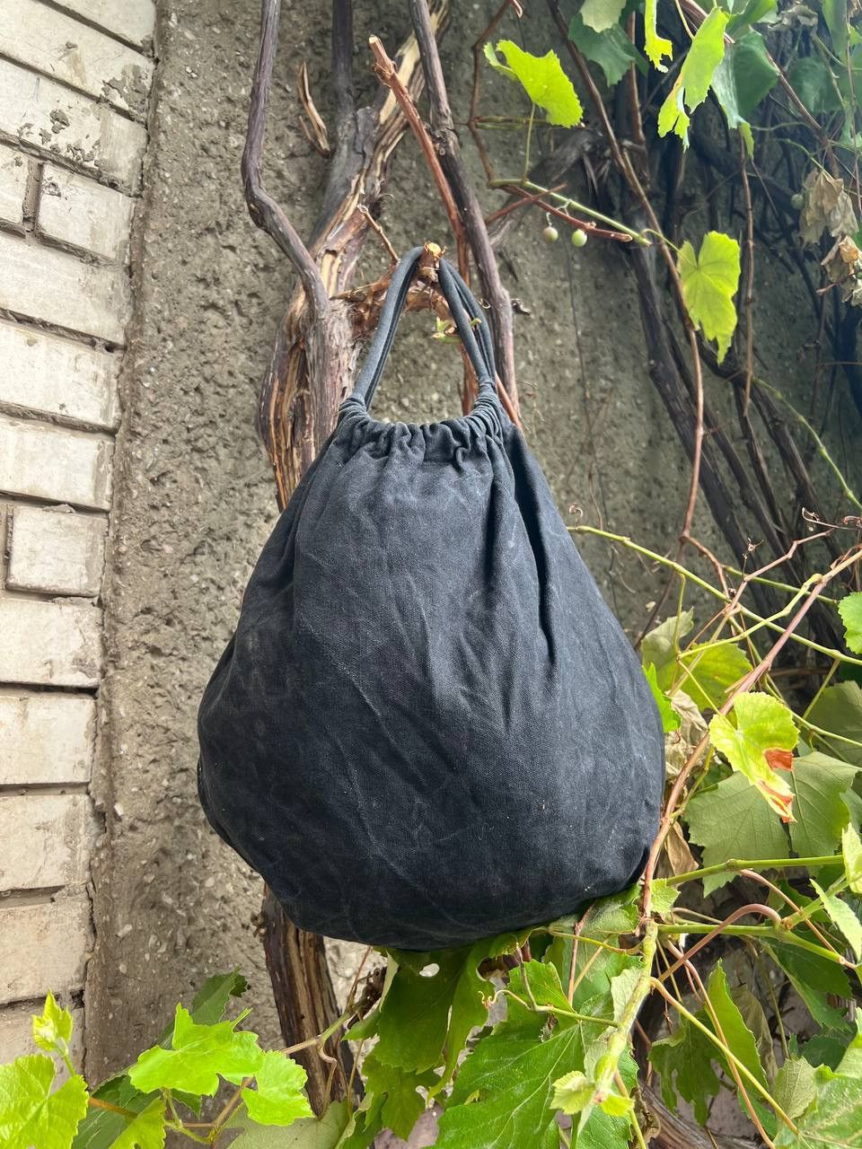 Designer × Japanese Brand × Vintage Opium Black Draw Top Bucket Light Hand Shoulder Bag Size ONE SIZE - 2 Thumbnail