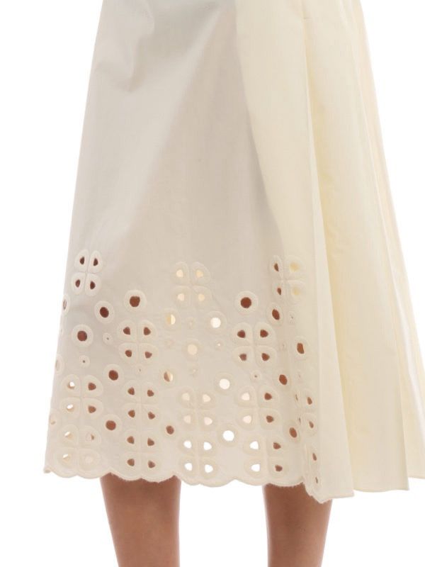 Fendi FENDI Taffeta and broderie anglaise flared skirt Size 24" / US 00 / IT 34 - 11 Thumbnail
