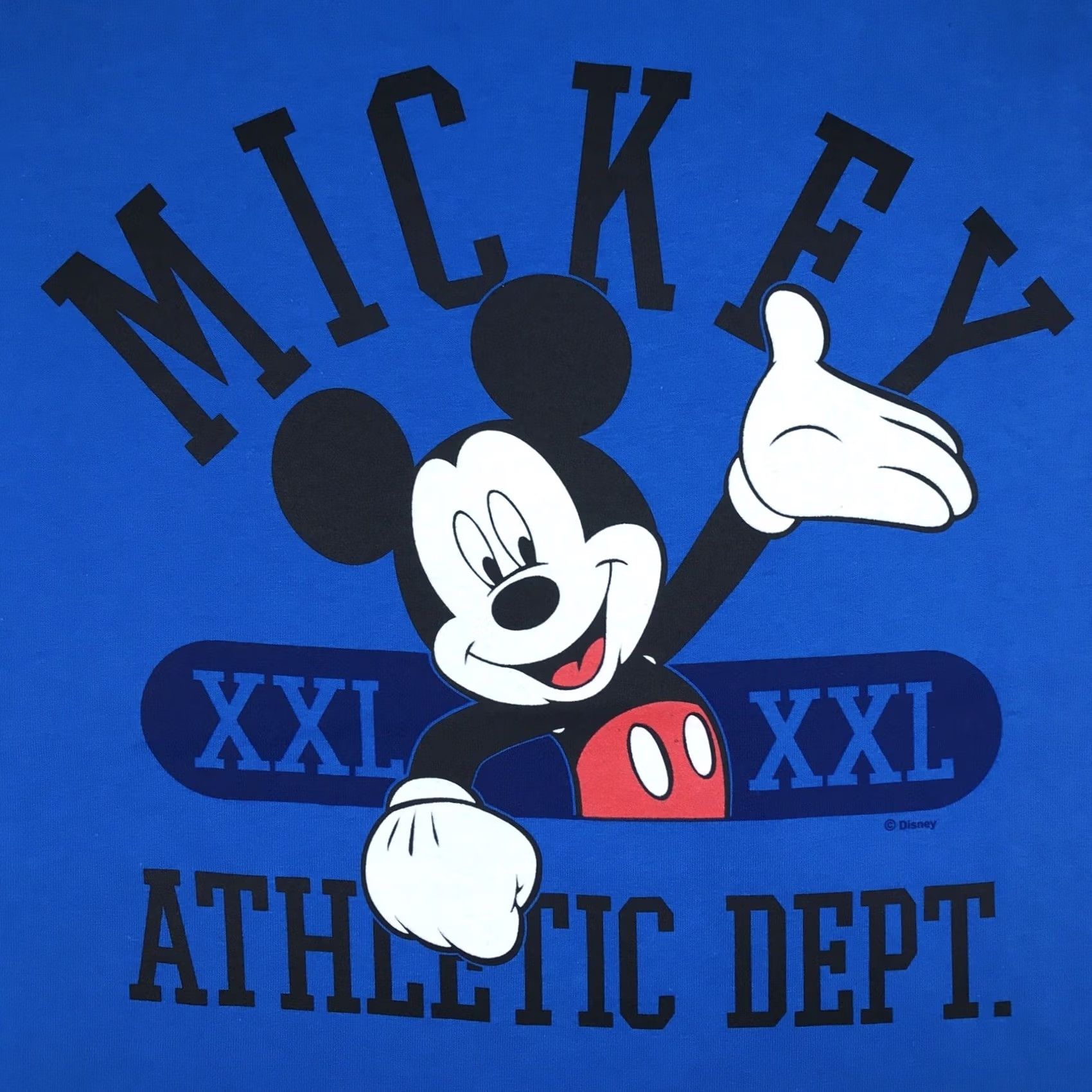 Disney VINTAGE Mickey Mouse ATHLETIC DEPT. T-Shirt Mens M Blue 90s Cartoon Disney 80s 90s Nike? Size US M / EU 48-50 / 2 - 6 Thumbnail